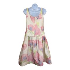 Bill Blass Neiman Marcus Vintage Floral Dress Womens Made USA 1980’s