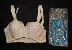NEW Vintage Lady Cameo Nursing Bra 34 E (36D) Pointy Soft Cup Nude Style 727 #37
