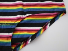 VTG Victoria’s Secret PINK Rare Pattern Stripe Hipster Panty SMALL