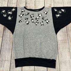Vintage Avon Panda Bear Parade Sweatshirt Size Medium Whimsical 80s Quirky Kawai