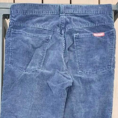 Vintage Wrangler Branders Corduroy Pants Womens 30×28 Blue Straight Leg 90s