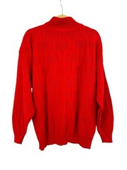 Vintage American Pride Sweater Acrylic Red Heart Knit 22W 80’s 90’s