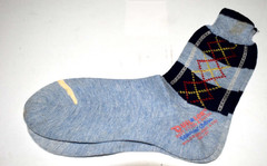 Argyle Socks VTG King James 40s 50s Blue Blue Red Yellow Argyle 7 x 7″ Boys 8