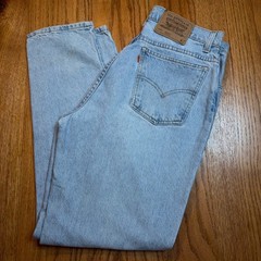 Levis 951 Jeans Womens 14 Light Wash Vintage 90s Orange Tab Relaxed Tapered