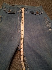 HTF Vintage 1970s FOXMOOR Hippie Bell Bottoms Blue Jeans SZ 11