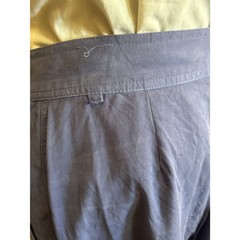 Blue High-Waisted Pleated Trousers Size 10 80s 90s Vtg Small