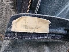 Vtg 70s-80s Wrangler Jeans Talon Zipper Womens 32×34 (29×33) Denim USA Made