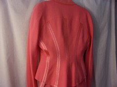 Vintage 1980S Evelyne Mandel Paris Barbie Pink Skirt Suit 10 Super Cool