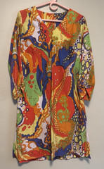 Vintage 60s 70s Mr. Bob Of California Dress Mod GoGo Hippie Disco Psychedelic