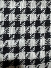 Toni Todd Blazer Women’s Size 12 Short Black White Checkered 4 Button Front VTG