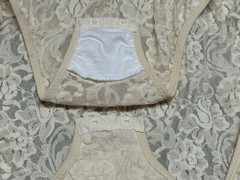Vintage NWT Talbots Intimates Ivory Bodysuit Lingerie Lace Classic Bridal USA