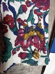 VTG Max & Diane Floral Paisley Long Sleeve Blouse Top Shirt Secretary Geek NWT S