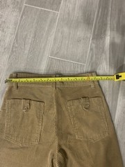 VTG 70s Sears put on shop bell bottom Corduroy Retro hippie flare pants 28×30