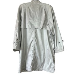 Vintage London Fog Light Grey Utility Windbreaker Rain Coat Size S