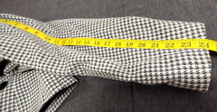 Neiman Marcus Wide Big Shoulders Avante-garde Jacket Wool Black Houndstooth 80s