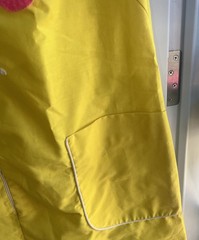 VTG 60s/70s Cotton Dress/Lisa Smock by Lisanne Women’s Size M/L Yellow Floral