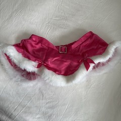 NWOT Rare Victoria’s Secret Christmas Santa Claus Rhinestone Fur Skirt & Hat O/S