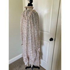 Vintage Gunne Sax by Jessica McClintock Size M Floral Prairie Dress High Neck LS