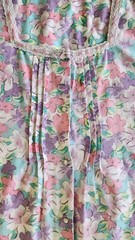 Vintage K-Mart PINK With Pearl Style Snap Closure House Coat Duster Nightgown L