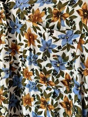 Vintage 90’s Nordstrom BRASS PLUM Floral Button Up Blouse Women’s Medium Rayon