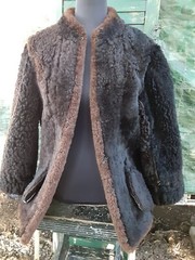 Vintage Penny Lane Sheepskin & Leather Coat Iceland Poland S