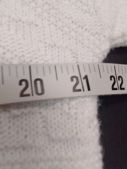 Vintage Helen Sue Sweater White acryllic USA vintage size 14 see measure Hole