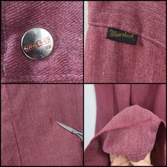 Vintage 1970’s Light Maroon Hi Rise Wide Bell Bottoms Maverick Medium READ