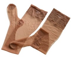 2 Pair Vintage Stockings Size 10-1/2 X 33 Orchid Flat Knit Nylon RHT 15 Denier