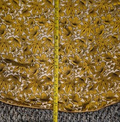 VTG 1960s Gold Brocade Cheongsam Qipao Dress Handmade Silk Jacquard Fully Lined