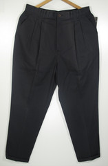 NWT VTG Chic Pants Womens Sz 18 Khaki Pleated High Rise Cuffed Chino Black USA