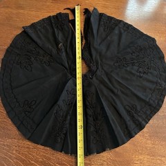 Antique Victorian Black Jet Beaded Capelet Mourning Cape 1880’s