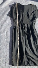 Stunning Vintage 60s Werle Beverly Hills Bullocks Wilshire Black Cocktail Dress