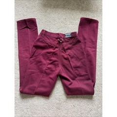 Vintage 80s 90s Rockies Burgundy Bareback Western High Rise Jeans 26″x36″