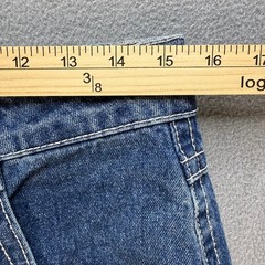Y2K JNCO Style A-Lab Jeans Womens 8 Analog Wide Leg Graphic Pocket Skate Retro