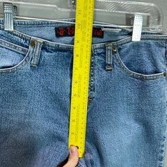 Vintage 90s Y2K MUDD Jeans Cropped Size 9 US 30″ Waist Capri Pant Stretch