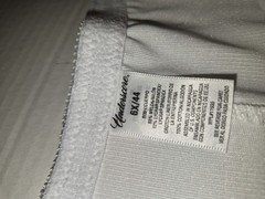 Vtg Underscore Triple Front Support. White, SZ 6X/44. 80%Nylon/20% Spandex. NWOT