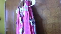 Beautiful Vtg Hawaiian Dress! HRH Kahala XS Pink Flwrs 2-pckt Sleeveless BttnUp