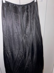 Sears X 33 35 Nylon Black Lace Formal Length The Doesn’t Half Slip 321660 335