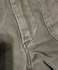 Vintage OG 107 Pants Womens Green Military Fatigue Trouser Cotton Sateen 28×31