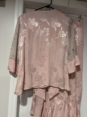 VTG Studio VK Y2K pink tank top & Kimono & Maxi Skirt Set Women’s S/M
