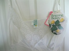 NWT Vintage White Lace Trim Full Slip Size 40 – Reigning Beauty U.S.A. Nylon