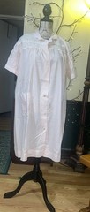 VINTAGE Katz Pajamas NIGHTGOWN /Robe GrannyCore Lace Embroidery BABYDOLL XL Pink