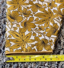 VTG 1960s Gold Brocade Cheongsam Qipao Dress Handmade Silk Jacquard Fully Lined