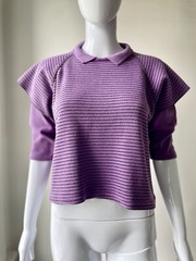 Vintage M CANDIES 80s Crop Top Cropped Sweatshirt Aerobics Workout VGUC
