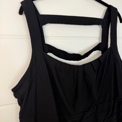 Y2K Torrid Size 24 Black Dress Body Con Whimsygoth Retro Cocktail