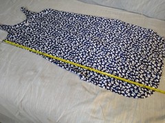 Christian Dior Blue And White Floral Print Nightgown Slip Dress See Pictures