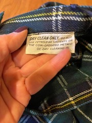 Vintage Addenda Tartan Green A-line High Waisted Wool Skirt 22.5″ Waist