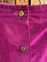 Vintage Maxi Skirt Purple Velvet Witchy Fairy Grunge Whimsigoth Patty Woodard