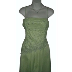 Masquerade Dress Vintage y2k Lime Green Fairy Mesh Glitter Gown Princess Pixie