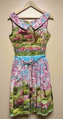 Bernie Dexter Women’s Dress -Pin Up Fit -Flare -Cherry Blossom -Rockabilly